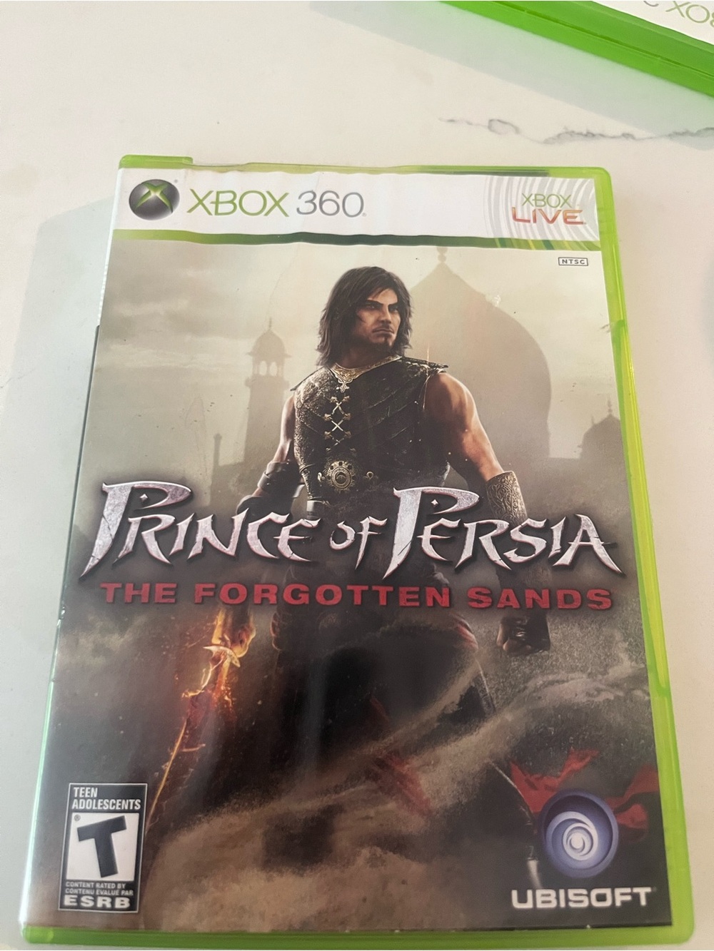 Microsoft Xbox 360 Prince of Persia: The Forgotten Sands - Green Case